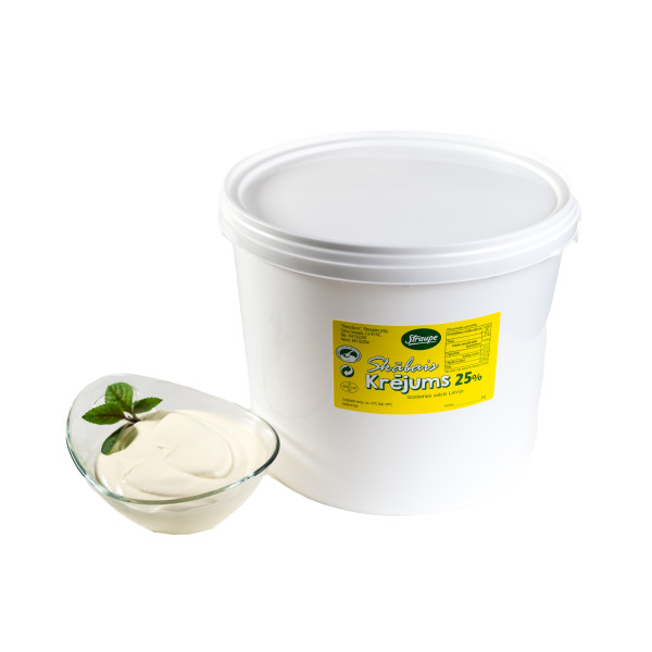 Krējums skāb.25% 5kg