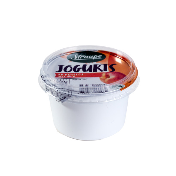 Jogurts ar persiku gabaliņiem fas.02.