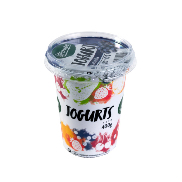 Jogurts ar mellenēm fas. 0.40