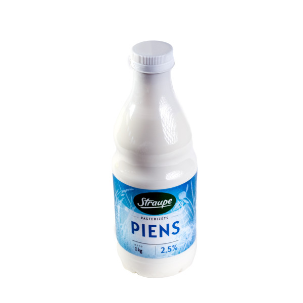 Piens pasterizēts 2.5% fas 1.0