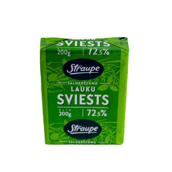"Lauku" sviests 72.5% ,fas 0.2